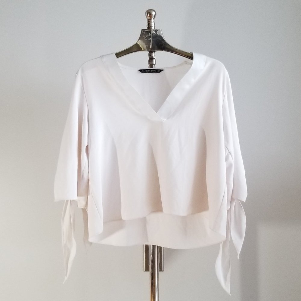3/$40 Zara Basic White top